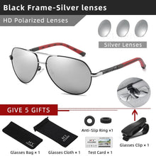 Load image into Gallery viewer, CLLOIO Men&#39;s Classic Aluminum Polarized Sunglasses - Sunglass Associates