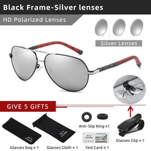 Load image into Gallery viewer, CLLOIO Men&#39;s Classic Aluminum Polarized Sunglasses