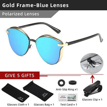 Load image into Gallery viewer, CLLOIO Polarized Women&#39;s Cat Eye Sunglasses