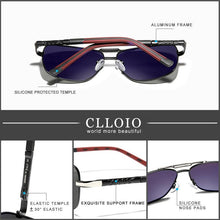 Load image into Gallery viewer, CLLOIO Men&#39;s Classic Aluminum Polarized Sunglasses - Sunglass Associates