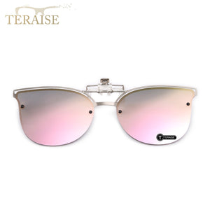 TERAISE Women’s Clip-on Vintage Sunglasses