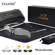 Load image into Gallery viewer, CLLOIO Photochromic Men&#39;s Polarized Sunglasses