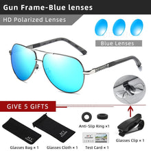 Load image into Gallery viewer, CLLOIO Men&#39;s Classic Aluminum Polarized Sunglasses - Sunglass Associates