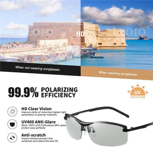 CLLOIO Photochromic Men's Polarized Sunglasses - Sunglass Associates