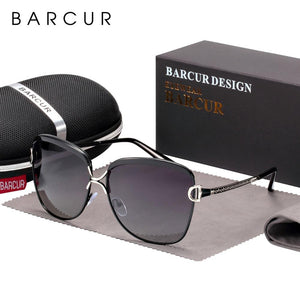 BARCUR Polarized Women's Round Sunglasses - Sunglass Associates