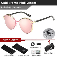 Load image into Gallery viewer, CLLOIO Polarized Women&#39;s Cat Eye Sunglasses - Sunglass Associates
