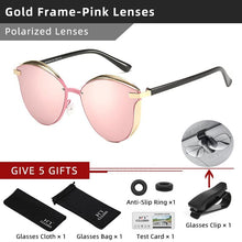 Load image into Gallery viewer, CLLOIO Polarized Women&#39;s Cat Eye Sunglasses - Sunglass Associates