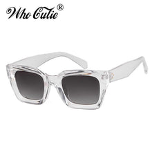 Load image into Gallery viewer, WHO CUTIE Vintage Oversized Transparent Women&#39;s Sunglasses