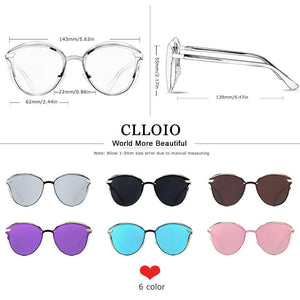 CLLOIO Polarized Women's Cat Eye Sunglasses - Sunglass Associates