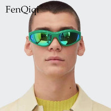 Load image into Gallery viewer, FenQiqi Oval Punk Unisex Sunglasses - Sunglass Associates