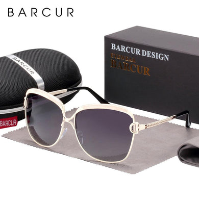 BARCUR Polarized Women's Round Sunglasses - Sunglass Associates