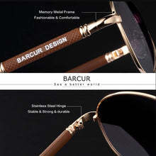 Load image into Gallery viewer, BARCUR Men&#39;s Polarized Sunglasses - Sunglass Associates