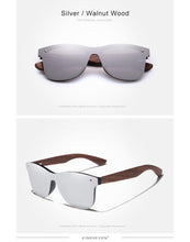 Load image into Gallery viewer, KINGSEVEN Men&#39;s Polarized Walnut Wooden Sunglasses - Sunglass Associates