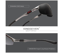 Load image into Gallery viewer, KINGSEVEN Driving Series Polarized Men&#39;s Aluminum Sunglasses - Sunglass Associates