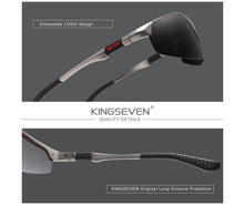 Load image into Gallery viewer, KINGSEVEN Driving Series Polarized Men Aluminum Sunglasses - Sunglass Associates