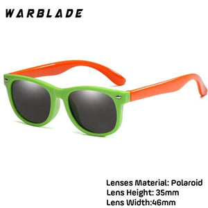 WarBlade Kids Sunglasses Polarized TR90 Silicone UV400 Safety Glasses - Sunglass Associates