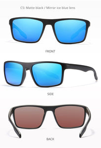 KDEAM Rectangular Ultra Light TR90 Men's Sunglasses - Sunglass Associates