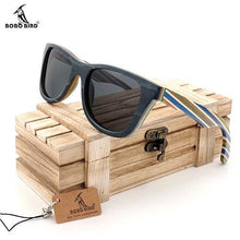 Load image into Gallery viewer, BOBO BIRD Retro Wood Sunglasses - Sunglass Associates