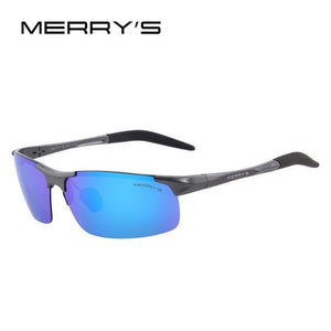 MERRYS Men's Polarized Aviation Aluminum Magnesium Sunglasses - Sunglass Associates