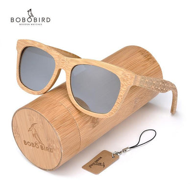 BOBO BIRD Brand Retro Men's Bamboo Sunglasses - Sunglass Associates