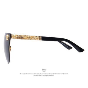 MERRYS Fashion Women's Gothic Skull Frame Sunglasses - Sunglass Associates