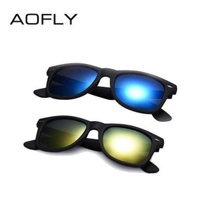 AOFLY Men's Square Fashion Sunglasses - Sunglass Associates