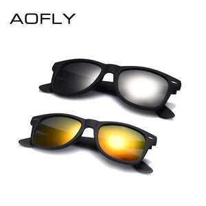 AOFLY Men's Square Fashion Sunglasses - Sunglass Associates