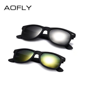 AOFLY Men's Square Fashion Sunglasses - Sunglass Associates