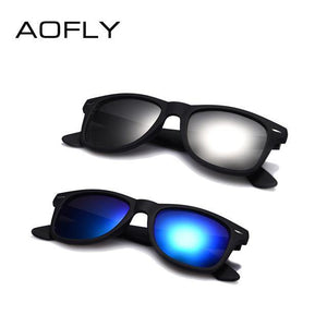 AOFLY Men's Square Fashion Sunglasses - Sunglass Associates