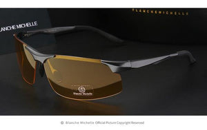 Blanche Michelle Aluminum Magnesium Polarized Men's Sunglasses - Sunglass Associates