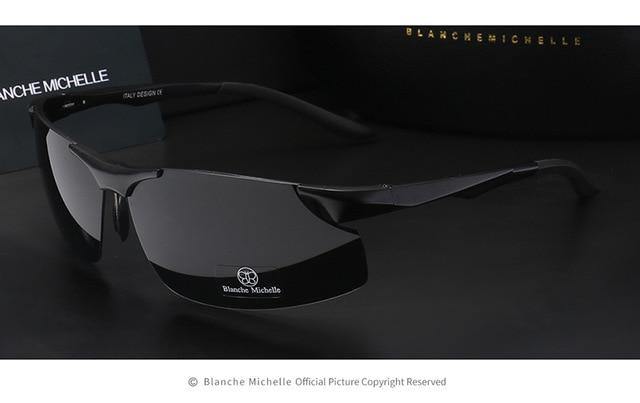 Blanche Michelle Aluminum Magnesium Polarized Men's Sunglasses - Sunglass Associates