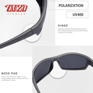 20/20 Optical Brand Design Polarized Men's Sunglasses - Sunglass Associates