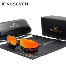 Load image into Gallery viewer, KINGSEVEN Vintage Retro Brand Designer Men&#39;s Square Sunglasses - Sunglass Associates