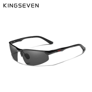 KINGSEVEN Driving Series Polarized Men's Aluminum Sunglasses - Sunglass Associates