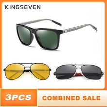 Load image into Gallery viewer, KINGSEVEN 3PCS Combined Sale Men&#39;s Polarized Sunglasses - Sunglass Associates