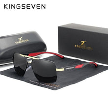 Load image into Gallery viewer, KINGSEVEN Aluminum Men&#39;s Polarized Square Sunglasses - Sunglass Associates
