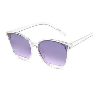 Women's Vintage Metal Mirror Cat Eye Vintage Sunglasses - Sunglass Associates