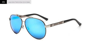 Blanche Michelle Men's Polarized Pilot Sunglasses - Sunglass Associates