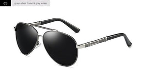 Blanche Michelle Men's Polarized Pilot Sunglasses - Sunglass Associates