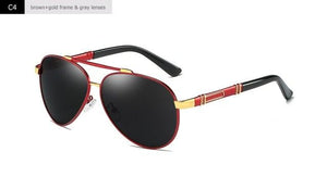 Blanche Michelle Men's Polarized Pilot Sunglasses - Sunglass Associates