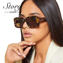 Load image into Gallery viewer, STORY Vintage Retro Small Square Women&#39;s Sunglasses - Sunglass Associates