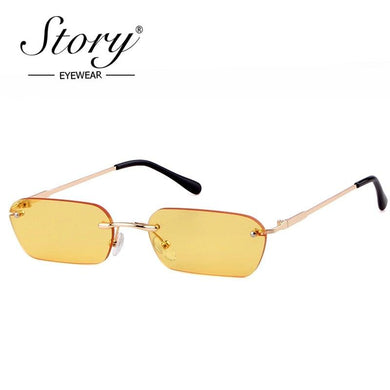 STORY Retro Rectangle Women's Sunglasses - Sunglass Associates