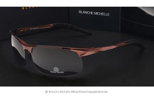 Blanche Michelle Ultra-Light Aluminum Magnesium Men's Sport Sunglasses - Sunglass Associates