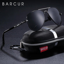 Load image into Gallery viewer, BARCUR Polarized Men&#39;s Pilot Sunglasses - Sunglass Associates