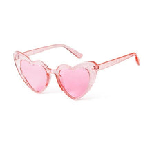 Load image into Gallery viewer, STORY Crystal Lover Heart Glitter Women&#39;s Sunglasses - Sunglass Associates