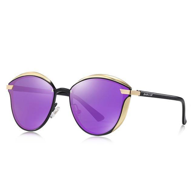 BARCUR Vintage Polarized Cat Eye Women's Sunglasses - Sunglass Associates