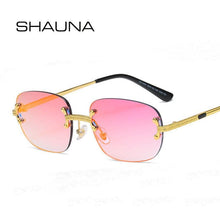 Load image into Gallery viewer, Shauna Small Rectangle Women&#39;s Retro Sunglasses - Sunglass Associates