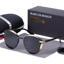 Load image into Gallery viewer, BARCUR Luxury Polarized Women&#39;s Round Sunglasses - Sunglass Associates