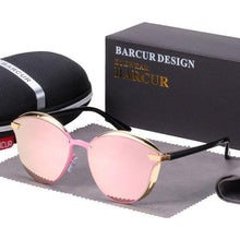 Load image into Gallery viewer, BARCUR Luxury Polarized Women&#39;s Round Sunglasses - Sunglass Associates