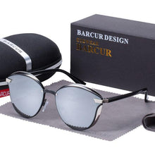 Load image into Gallery viewer, BARCUR Luxury Polarized Women&#39;s Round Sunglasses - Sunglass Associates